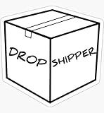 Pack of 4-3 Inch - Drop Shipping Crate Theme Sticker - Vinyl Decal Graphic for Car Window Laptop Phone Truck Wall Bottles Helmet Toolbox Locker Adhesive Design