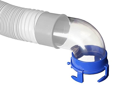 Image of Prest-O-Fit 1-0021 Blueline 90 Clear Hose Adapter