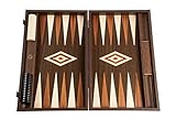 Aus seltenem Nusswurzelholz Backgammon Walnusswurzel groß - Intarsien - Backgammon Holz Set