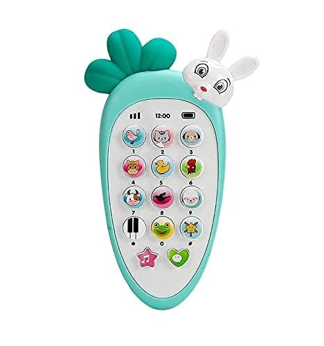 SHIVAARO Childhood Educational Toys Digital Mobile Phone with Touch Screen, Sound, and Light - Rabbit Phone Birthday Gifts for Boys and Girls