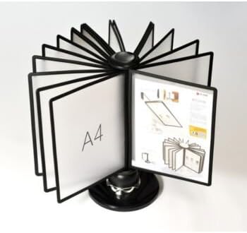Jlysheng Page File Rack A4 File Displays Rotation Display Rack ...
