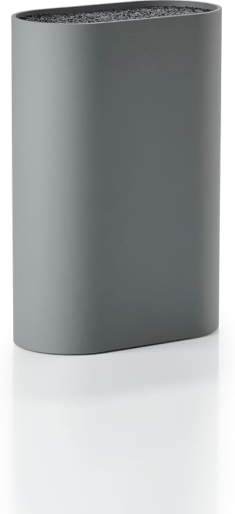 Zone Denmark Singles bıçak bloğu, plastik, Cool Grey, 24 cm