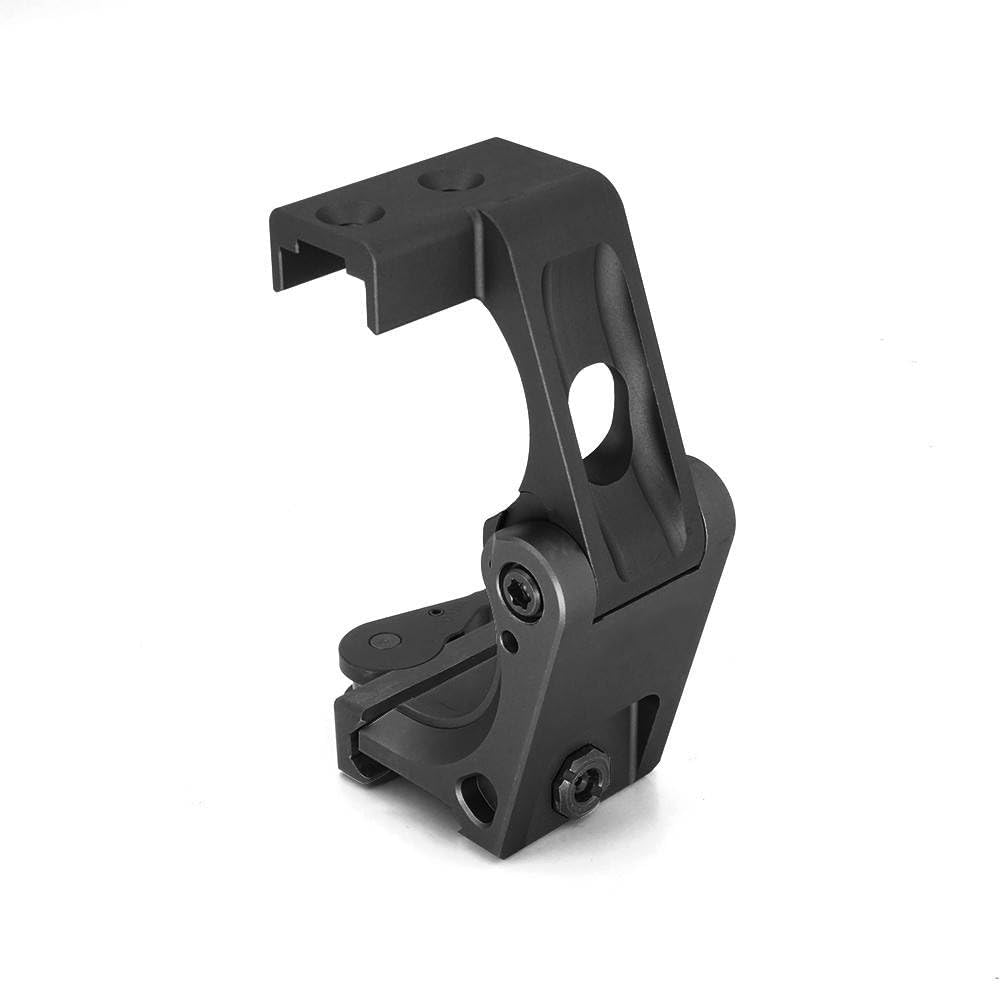 Holosu HM3X Flip 3X Magnifier Riser Mount with Fast QD Lever 2.26" Height，Quick Release & Flip-to-Center (FTC) Mechanism，Side Scope Metal Mount Base，for Holosu HM3X 3X Magnifier， for 20mm Rail
