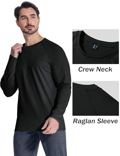 MAGCOMSEN Men's Thermal Shirt Fleece Lined Long Sleeve Athletic Base Layer Workout Top - Image 5
