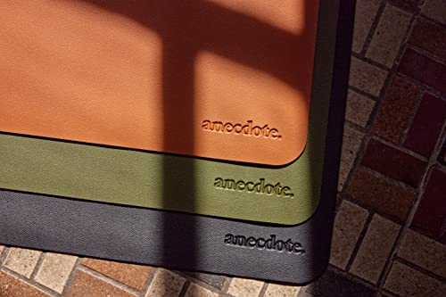 Anecdote Vegan Leather Desk Mat - This 31.5"X17" Desk Pad Is Large Enough To Fit Your Keyboard, Mouse, And More - Feel Good About Using A Large Mouse Pad That Isn't Made From Animals #TOP4