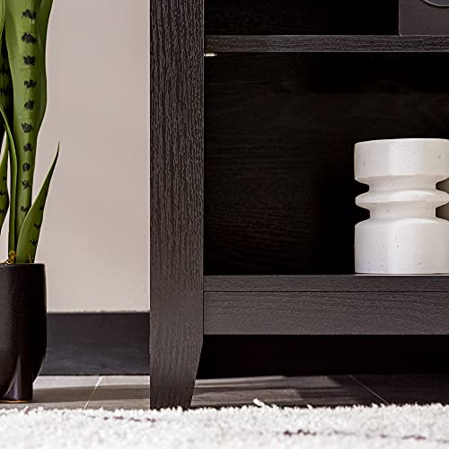 Walker Edison Wren Classic Tv Console Entertainment Media Stand With Storage For Televisions Up To 65 Inches, 58 Inch, Black #TOP7