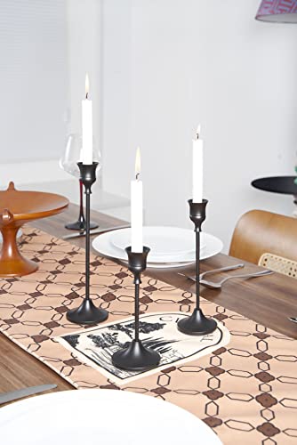 Nlbtw CANDLESTICK HOLDERS-LD Black Candlestick Holders Taper Candle Holders thumb #7