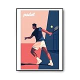 Parfaite pour les passionnés de padel, joueurs, joueuses ou amateurs de sport de raquette.