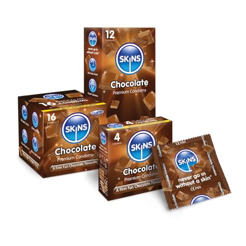 SKINS Preservativos de chocolate, paquete de 100