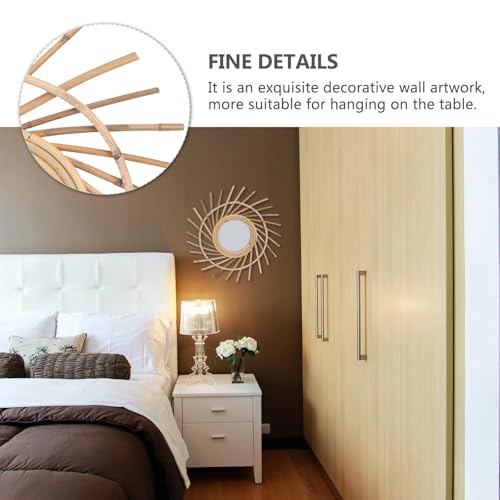 Miroir Mural Tissé UPKOCH : Sublimez Vos Murs Vides avec le Style Boho