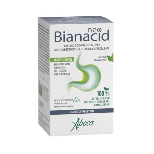 NeoBianacid Tabletten bei Reflux Magensäure Sodbrennen & Magenschmerzen natürliches Medizinprodukt von Aboca