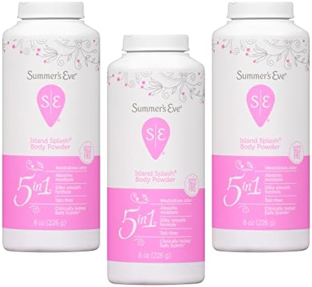 Summer's Eve Island Splash Body Powder, 8 Oz, Pack of 3