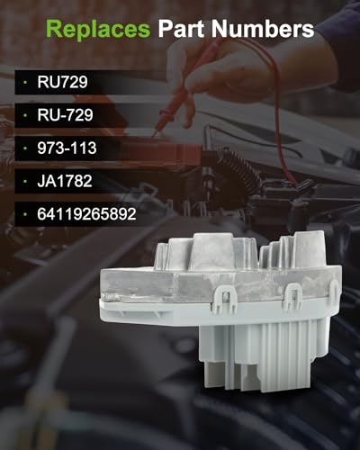 Image of SCITOO Air Conditioning Heater HVAC Blower Motor Resistor Regulator Fit for BMW for 1 Series M 2011,for 128i 2008-2013,for 135i 2008-2013,for 135is 2013,for 323i 2006-2011,OE-64119265892 Resistor