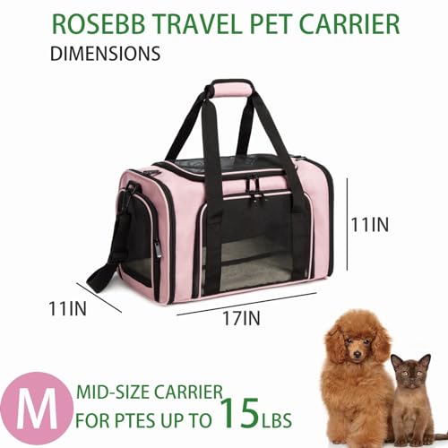 ROSEBB Porta-Gatos Porta-Cachorros Porta-Animais de Estimação Bolsas para Gatos para Gatos Pequenos