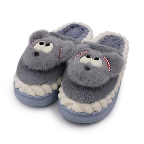 Image of VRITRAZ Women's Comfort Slip On Closed Toe Warm Winter House Clog Indoor Slipper with Cute Print and Degins