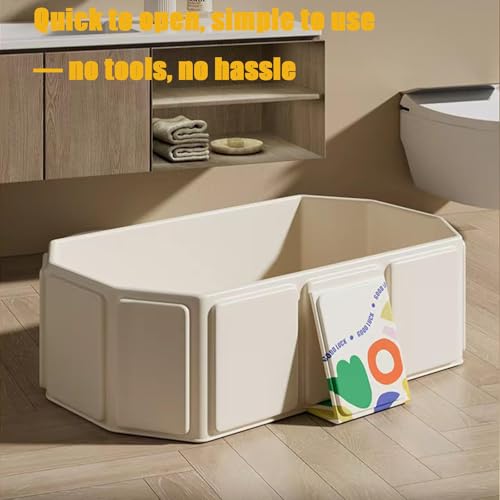 Baignoire pliable bébé grand seau de bain portable pour nourrisson - 4