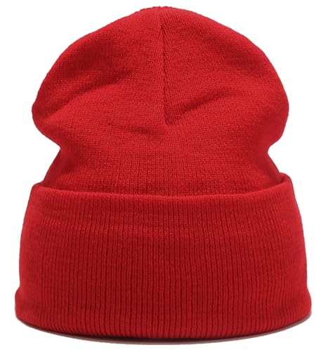Gorro Beanie de Color Sólido para Invierno Unisex miniatura 3