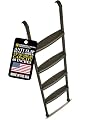 Stromberg Carlson Interior Bunk Ladder, KD, RV Bunk Ladder, Bunk Bed Ladder with Injection Molded Treads, Hooks and Mounting Hardware Included, can be Used as Dorm Loft Ladder - Black 60"