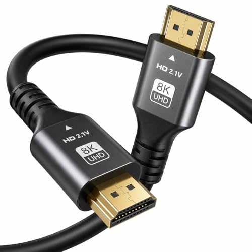 CHENLUKJ 8K 4K HDMI �P�[�u�� 2m 48Gbps 1ms�Ή� hdmi 2.1 �P�[�u�� 8K 60Hz 4K 120Hz 2K 240Hz eARC HDR10+ HDCP 2.3 VRR �Ή� PlayStation5 PS5 Pr