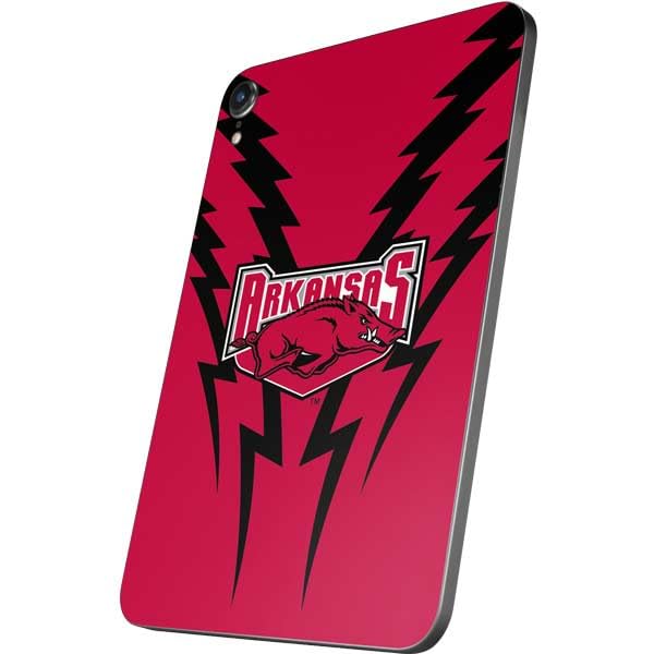 Skinit Decal Tablet Skin Compatible with iPad Mini 7 (2025) - Officially Licensed University of Arkansas-Fayetteville Razorbacks Design