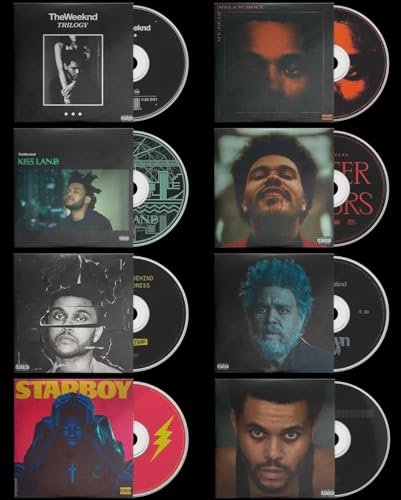 Image of Pack of 15 Cute Stickers for Laptops /Mobiles /Guitar /Journal etc. (The Weeknd)