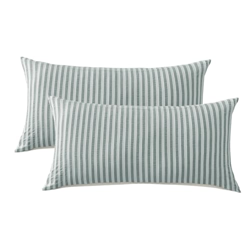 SOULFUL Gestreift Jacquard Gewaschene Baumwolle Bettwäsche Set