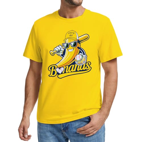 Baseball Shirt Men Game Day Baseball Fan Shirt Tee Casual Short Sleeve Tops