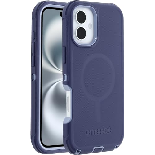 Image of OtterBox iPhone 16 Plus Defender Series Case - Denver Dusk Purple - Tough, Rugged & Durable iPhone Case, Snaps on MagSafe, Multi-Layer, Impact Absorbing iPhone Case
