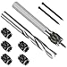 EEEKit Spot Weld Cutter Kit, Sheet Metal Hole Cutter, Punch Remover Panel Separator for Power Drill Welding Auto Body Work Tool, 3/8 Inch Drill Bit Tools, 9 Pieces