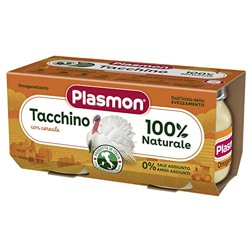 Plasmon Omogeneizzato Tacchino 2x80g