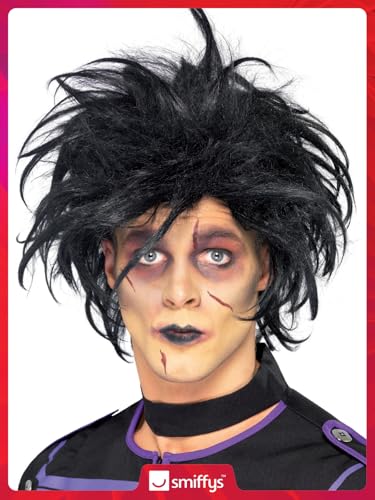 Deluxe Gothic Bride Wig, Grey - Fancy Dress Town, Superheroes - View #6