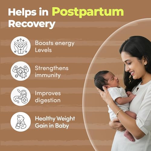 Image of Mylo Lactomama Granules - Lactation Supplement for breastfeeding with Shatavari to Increase Breast Milk - 300 g each | With Herbs like Moringa, Sowa & 5 Others | 2 Scoops per Serving (Pack of 6, Chocolate)