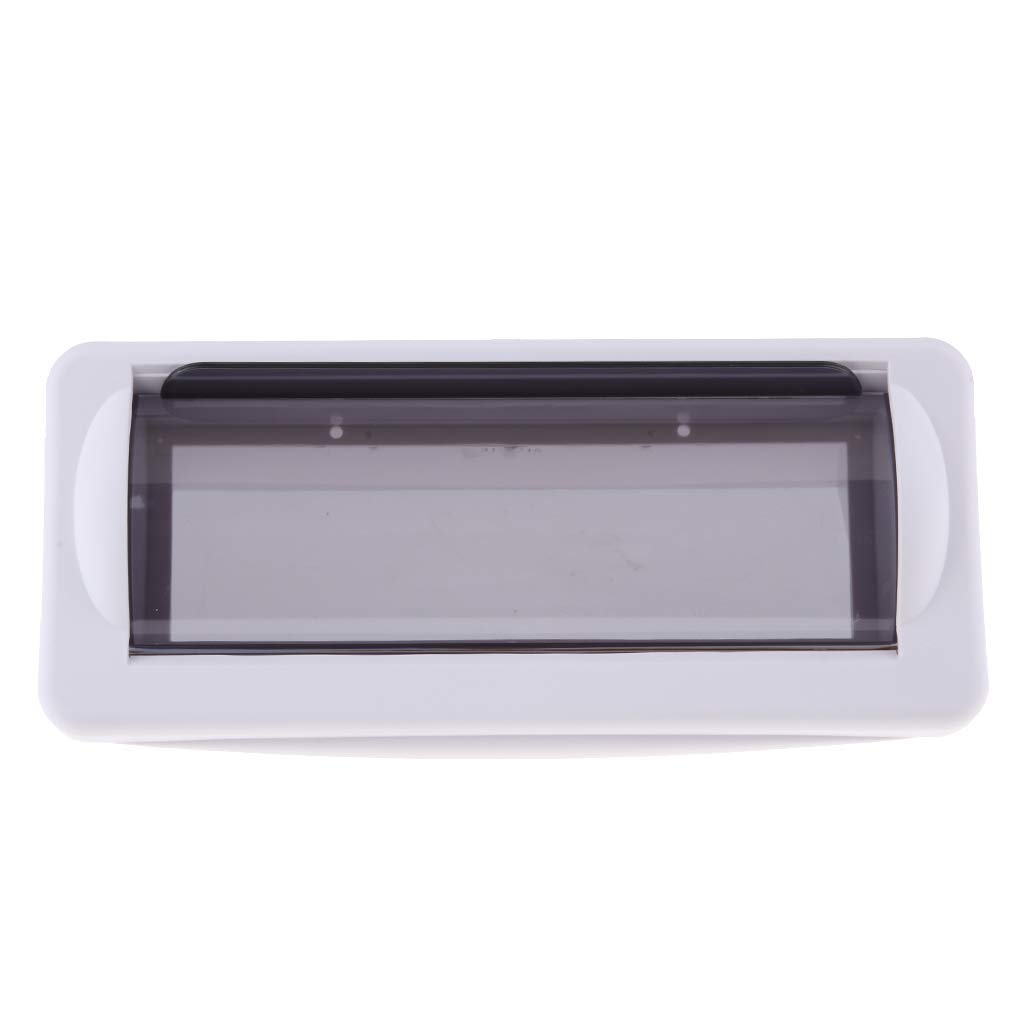 Universale Marine Boat Car Radio Shield Copertura Impermeabile Stereo Housing Case Splash Guard - Bianco