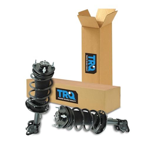 TRQ Front Driver and Passenger Side Strut and Spring Assembly Set Compatible with 09-15 Honda Pilot