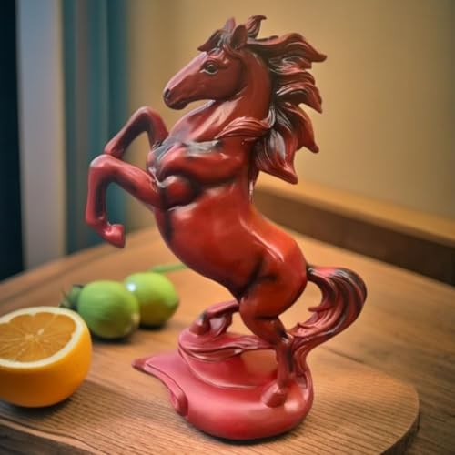 Statue de cheval en résine pour décoration de table moderne - 5