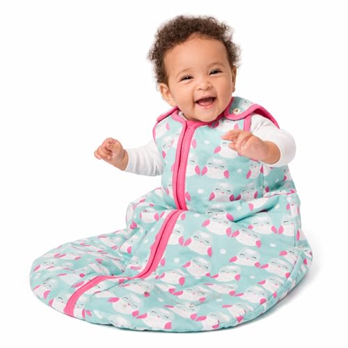 Baby Deedee Sleeping Sack, Baby Wearable Blanket Sleeping Bag, Sleep Nest Tee, Newborn and Infants, Bashful Owls, Medium (6-18 Months)