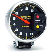 AUTO METER 6809 Pro-Comp Memory Tachometer,5.000 in.