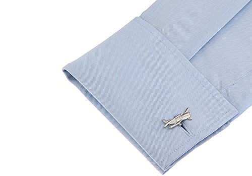 Gemelos Cuff-Daddy Avión Cessna con Caja miniatura 2