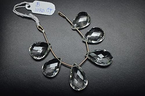 Cristal de roche naturel perles briolettes pour remplacer vos pierres ternes