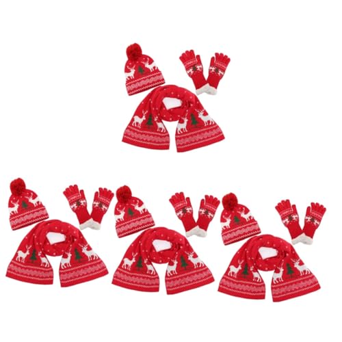 Bonnet écharpe rouge idéal pour rester élégant pendant les festivals d'hiver