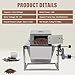 CUBELLIN 14.5L Commercial Coffee Bean Roaster Stainless Steel Coffee Bean Baking Machine Automatic Rotary Gas Burner Drum Roaster Machine