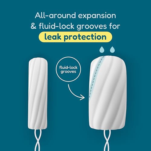 o.b. Tampons | Non-Applicator Tampon, Unscented | Super Plus Tampons, 40ct