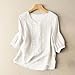 Embroidered Tops for Women Gauze Shirts for Women