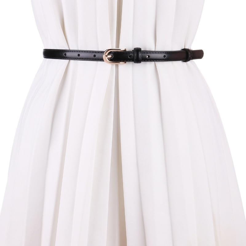 Versatile Cowhide Belt For Women's Decoration With Dress Suit Small Belt(D)2