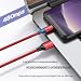 ANMIEL Micro USB Kabel 3M 2.4A Android Schnellladekabel Micro Datenladekabel Nylon USB Ladekabel für Samsung Galaxy S7 S6 S5 J7,Huawei, Sony,LG,Kindle Fire,Fire HD Tablets,PS4,Nexus,HTC,Nokia