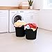 HOMZ 2-Pack Utility Tub, Large Plastic Storage Bucket with Rope Handles, 17 Gallon, Black - Portable Indoor and Outdoor Buckets for Kitchen, Laundry, Garden, Bathroom, and Garage Organization