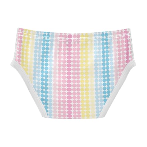 visesunny Boys Cotton Underwear Gradient Colored Polka Dot Printed Toddler Soft Training Briefs Size 2T-8Y for Kids2