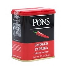 Pons. Bitterweet Smoked Paprika. 70g 2.5oz