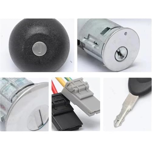 Kit de cilindro de bloqueo inicio con doble llave de seguridad para Master II 3