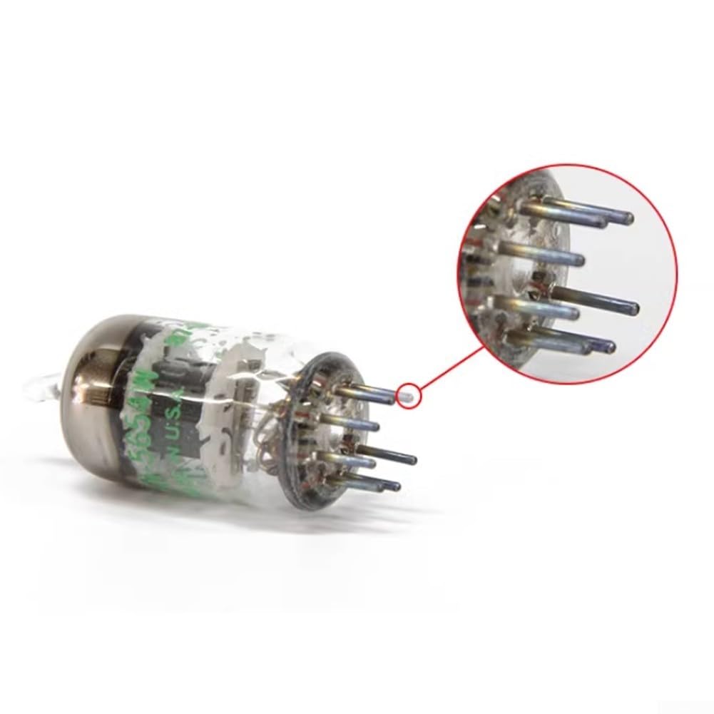 2 Stück Vintage 5654W Vakuumröhren, 7-polig, JAN 5654W Vakuumröhren für 6AK56AK5W6Zh 1P6J16J1P Vakuumröhren
